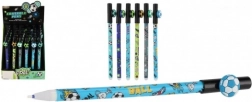 Zestaw długopisów żelowych z motywami piłkarskimi
