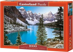 Puzzle 1000 elementów jezioro w Górach Skalistych CASTORLAND 68 × 47 cm