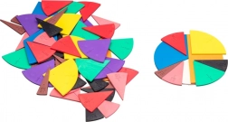 Wissner okrągłe wycinki do nauki ułamków