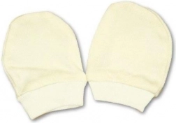 Bawełniane rękawiczki dla noworodków z mankietem (0–6 m)