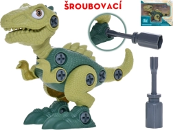 Dinozaur do skręcania 21 cm – interaktywna zabawka konstrukcyjna dla dzieci