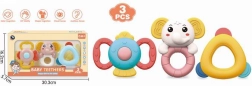 Zestaw grzechotek dla niemowląt, 3 szt.