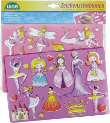 Szablony do rysowania księżniczki i baletnice LENA