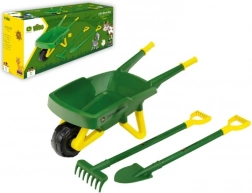 dziecięcy zestaw ogrodowy z taczką John Deere
