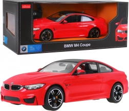 RC auto BMW M4 Coupe 1:14 Rastar z pilotem 2,4 GHz – Czerwona