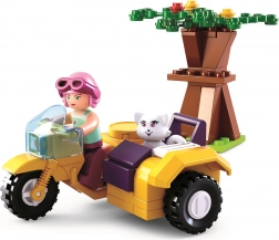 Sluban Girls Dream Motocykl z wózkiem bocznym