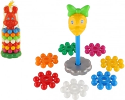 Plastikowa piramidka z krążkami 26 cm – 3 warianty