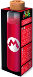 Szklana butelka z etui 585 ml – SUPER MARIO
