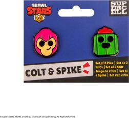 Brawl Stars zestaw pinów Colt i Spike
