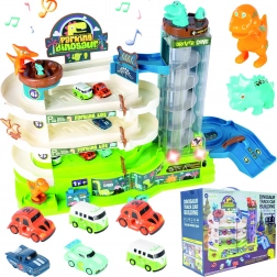 Wielopoziomowy parking Świat dinozaurów