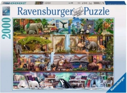 Puzzle Ravensburger Królestwo dzikich zwierząt 2000 elementów