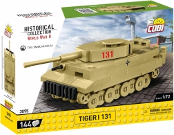 Model czołgu Tiger I 131 z klocków COBI