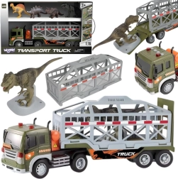 Ciężarówka Woopie – transporter dinozaurów ze światłami i dźwiękami