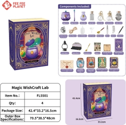 Zestaw małego alchemika z magicznym kociołkiem