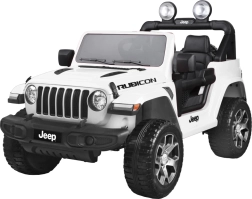 Elektryczny samochodzik Jeep Wrangler Rubicon dla dzieci 12V – Biały