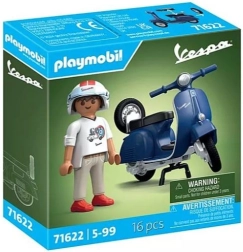 Zestaw figurek Playmobil Vespa 150 Sprint Veloce 1969 niebieska