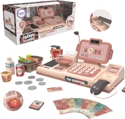 Woopie kasa dla dzieci ze skanerem, wagą i mikrofonem + 25 akcesoriów