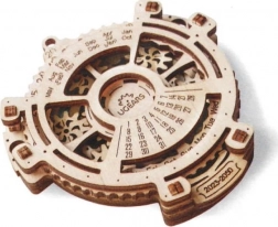 Drewniany mechaniczny kalendarz UGEARS – puzzle 3D