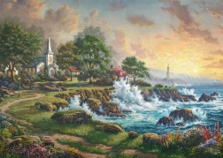 Puzzle Nadmorskie Schronienie 1000 elementów SCHMIDT