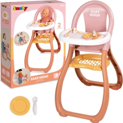 Smoby Baby Nurse krzesełko do karmienia dla lalek