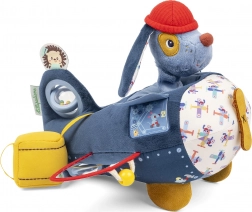 Lilliputiens miękka aktywna zabawka samolot z psem Jules