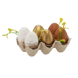 Zestaw wielkanocnych jajek w pastelowych kolorach 6 cm – 6 szt.