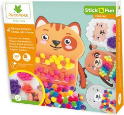 stick & fun zdobienie pomponami – zwierzęta domowe