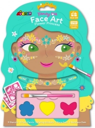 Klejnoty i farby do twarzy – kwiaty