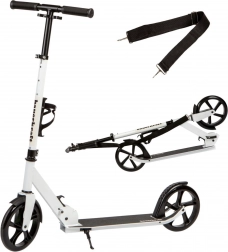 Miejska składana hulajnoga dla dzieci i nastolatków, koła 200 mm z uchwytem na bidon