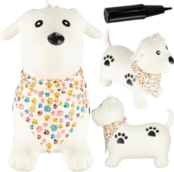 Gumowy skaczący pies dla dzieci