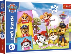 Puzzle 100 elementów – Nieustraszone dziewczyny – PAW PATROL – Trefl