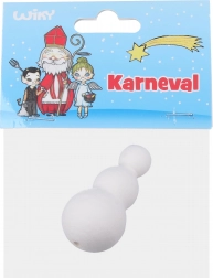 Ozdoba świąteczna Wiky bałwanek z waty