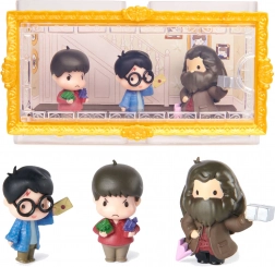Harry Potter Micro Magical Moments – mini figurki Harry, Hagrid i Dudley z gablotką