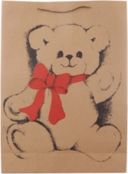 Duża torebka prezentowa z misiem