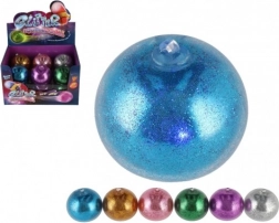 Antystresowa piłeczka ściskająca śluz w świecących kolorach