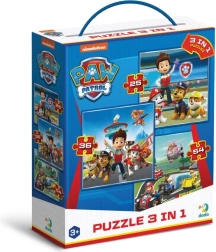 Puzzle Psi Patrol: Gotowi do Akcji 3w1