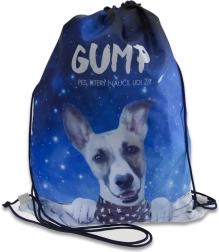 woreczek na kapcie GUMP niebieski