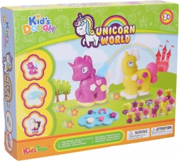 Zestaw plastyczny z masą plastyczną – jednorożce