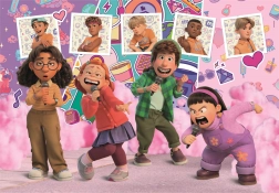 Puzzle Disney Przemiana 104 elementy – Clementoni SuperColor