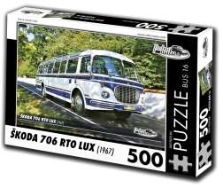 Puzzle RETRO-AUTA Škoda 706 RTO LUX autobus 500 elementów