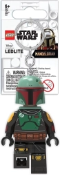 Lego Star Wars świecący brelok do kluczy Boba Fett z LED