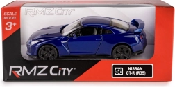 Metalowy model samochodu NISSAN GT-R (R35) 2017 1:38 z otwieranymi drzwiami i napędem pull-back
