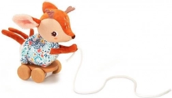 Lilliputiens - Pluszowa zabawka do ciągnięcia Jeleń Stella 12 miesięcy+