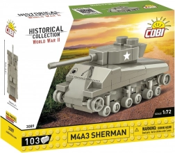 Klocki COBI Historical Collection M4A3 Sherman 1:72