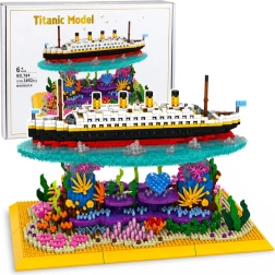 Zestaw konstrukcyjny Titanic – model parowca oceanicznego na rafie koralowej (3892 elementy)