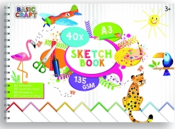 Szkicownik A3 40 arkuszy 135 g/m² Creative Craft Group