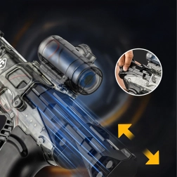 Elektryczny pistolet na wodę z automatycznym strzałem i akumulatorem, zasięg 10 m