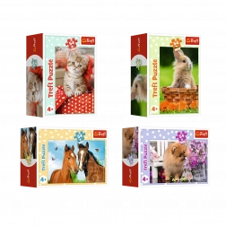 Minipuzzle 54 elementy z młętami