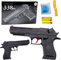 Sportowy pistolet na piankowe strzałki i wodne kulki żelowe