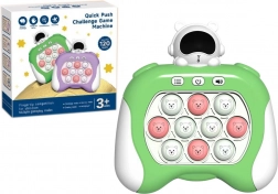 Gra sensoryczna Pop It Kosmos ze światłami i dźwiękami - zielona